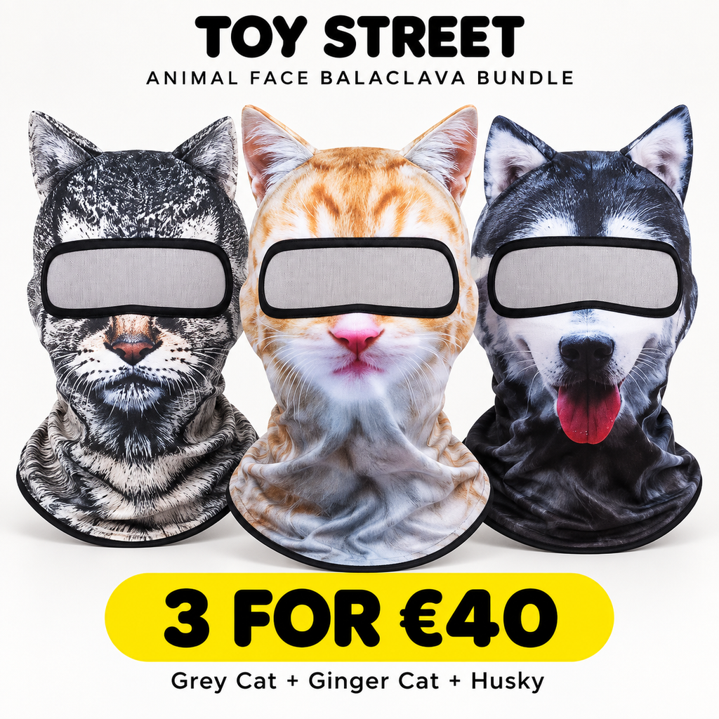 ToyStreet™ Animal Face Balaclava 🐱🐺