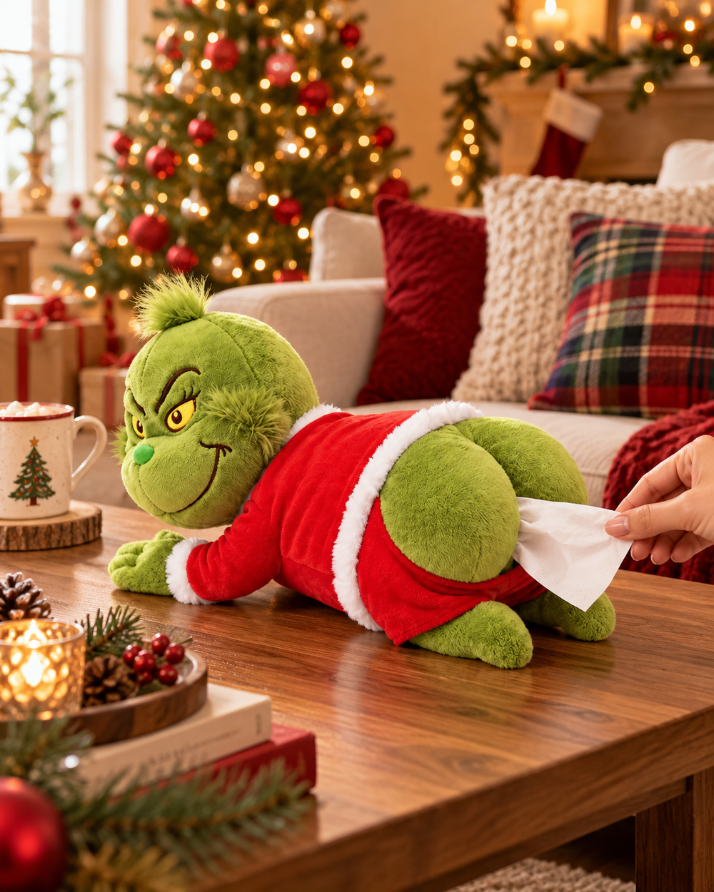 ToyStreet™ Grumpy Bum Christmas Tissue Holder 🎄