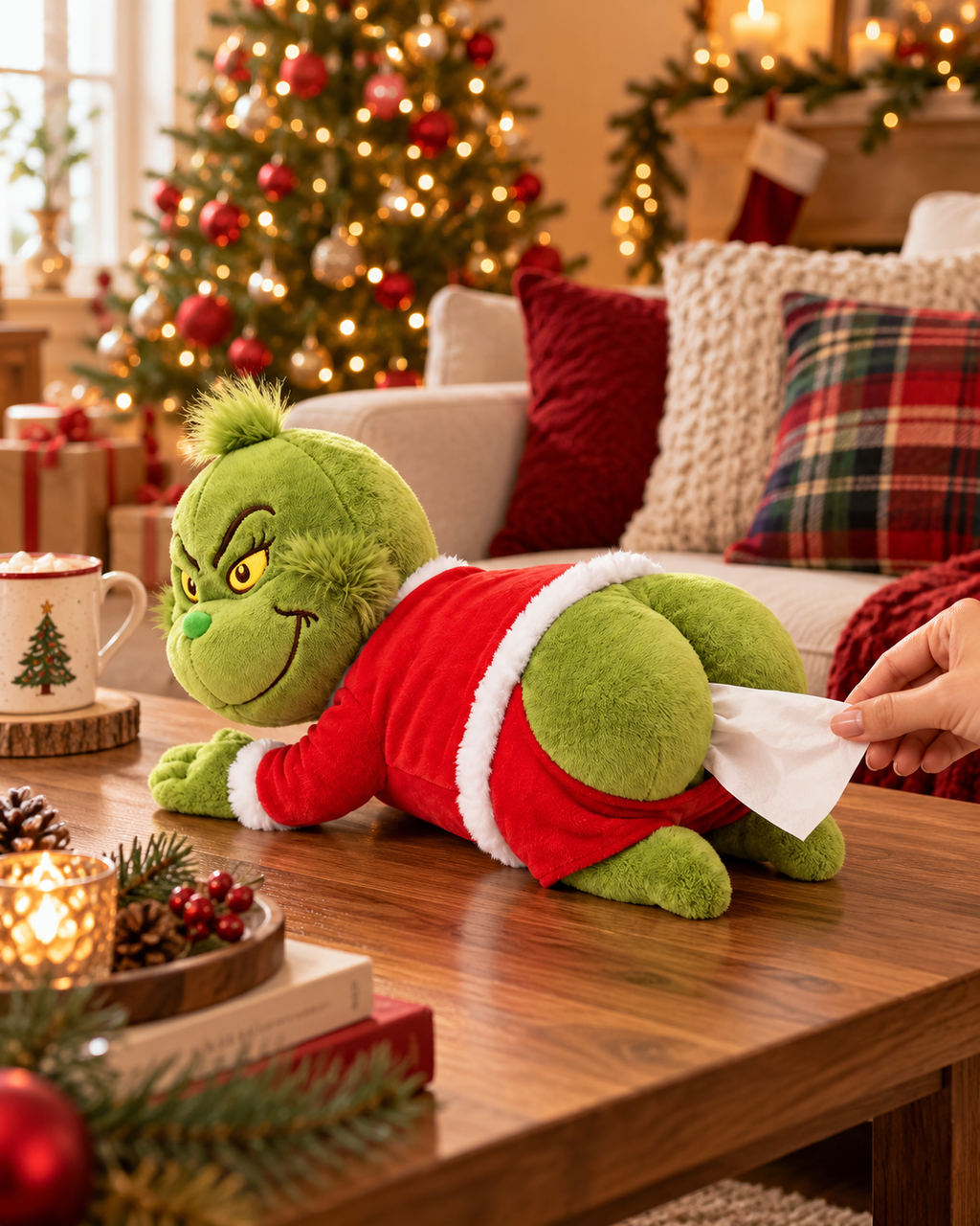 ToyStreet™ Grumpy Bum Christmas Tissue Holder 🎄