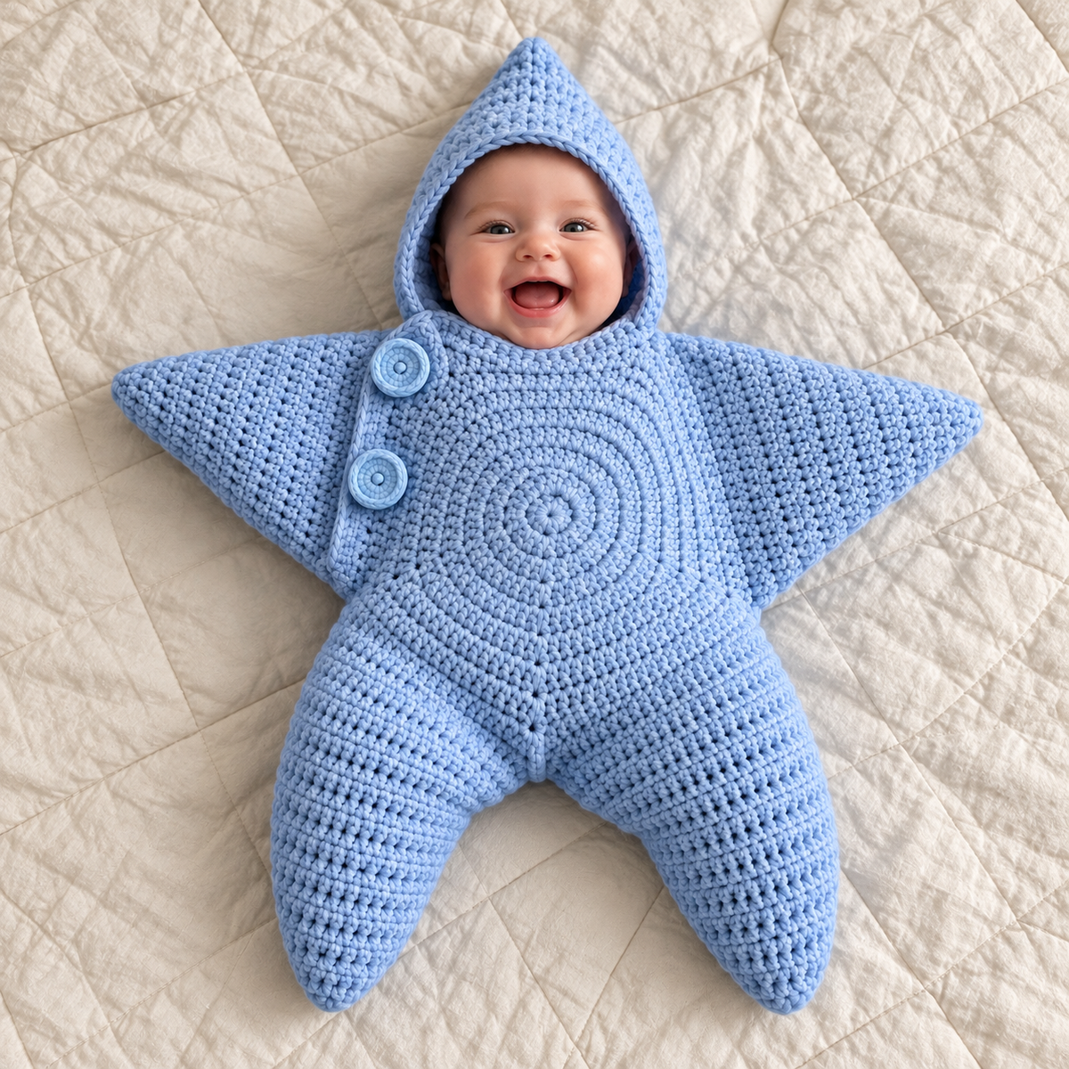 Little Star Baby Romper – Starfish Outfit | ToyStreet
